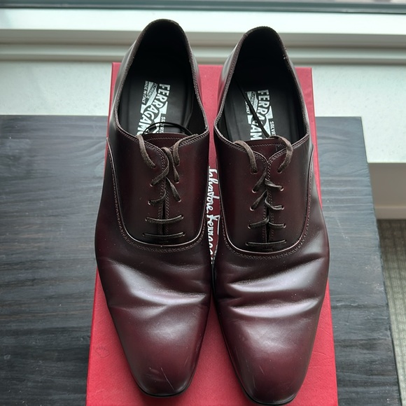 Salvatore Ferragamo Dunn Oxford Barolo 133 Calf main image 8